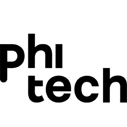 logo phitech
      écriture noir isotype déficients visuels blanc