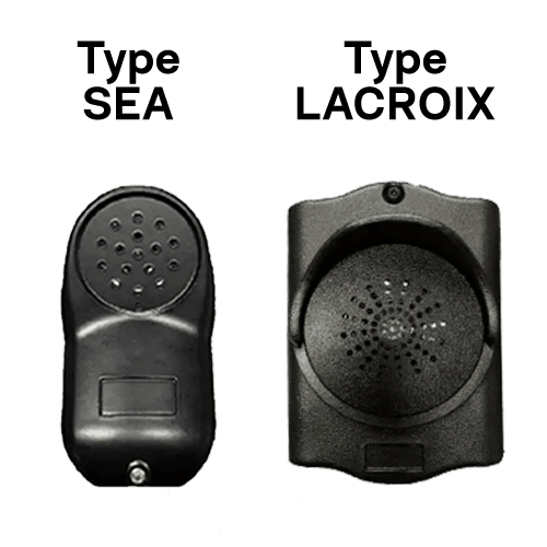 représentant un module sonore déporté