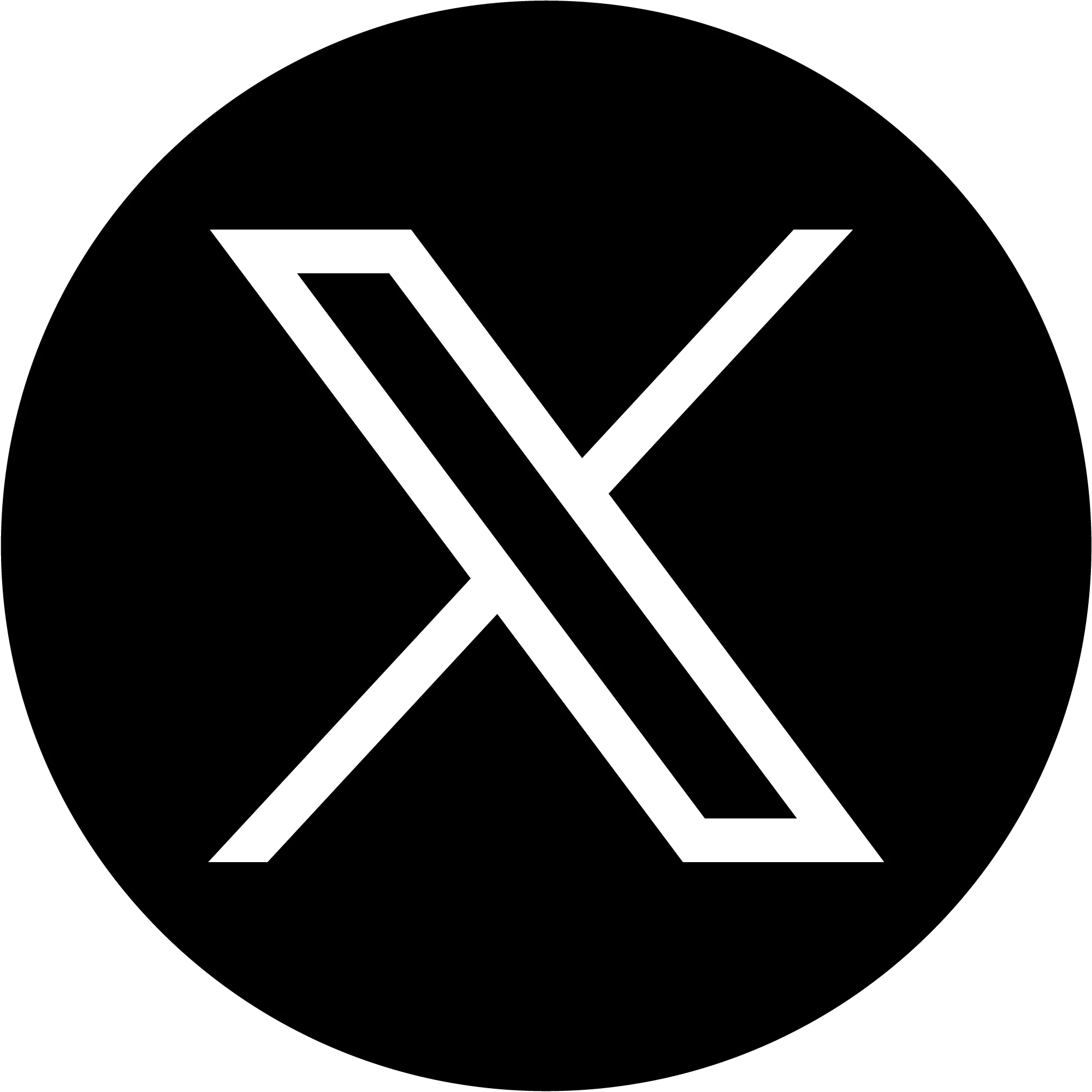 Logo X anciennement Twitter